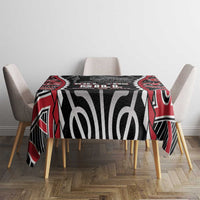 Aotearoa Waitangi Day Tablecloth Maori Warrior Tribal Tattoo LT05 - Polynesian Pride
