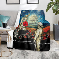 Kei Wareware Tatou New Zealand ANZAC Day Blanket Starry Night Inspo Style LT05 - Polynesian Pride