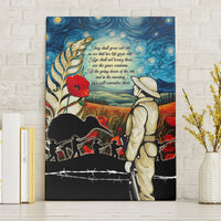 Kei Wareware Tatou New Zealand ANZAC Day Canvas Wall Art Starry Night Inspo Style LT05 Without Frame Blue - Polynesian Pride