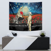 Kei Wareware Tatou New Zealand ANZAC Day Tapestry Starry Night Inspo Style LT05 - Polynesian Pride