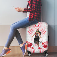 New Zealand Women's Day Luggage Cover Maori Wahine Polynesian Pattern