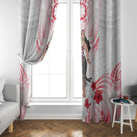 New Zealand Women's Day Window Curtain Maori Wahine Polynesian Pattern LT05 - Polynesian Pride
