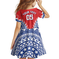Custom Tuamotu Archipelago Family Matching Off Shoulder Maxi Dress and Hawaiian Shirt Polynesian Tribal Tattoo