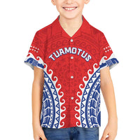 Custom Tuamotu Archipelago Hawaiian Shirt Polynesian Tribal Tattoo