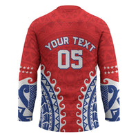 Custom Tuamotu Archipelago Hockey Jersey Polynesian Tribal Tattoo LT05 - Polynesian Pride