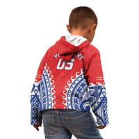 Custom Tuamotu Archipelago Kid Hoodie Polynesian Tribal Tattoo LT05 - Polynesian Pride