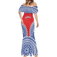 Custom Tuamotu Archipelago Mermaid Dress Polynesian Tribal Tattoo LT05 - Polynesian Pride