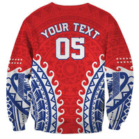Custom Tuamotu Archipelago Sweatshirt Polynesian Tribal Tattoo LT05 - Polynesian Pride