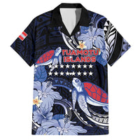 Tuamotu Islands Hawaiian Shirt Polynesian Pattern With Turtle