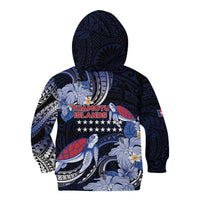 Tuamotu Islands Kid Hoodie Polynesian Pattern With Turtle LT05 - Polynesian Pride