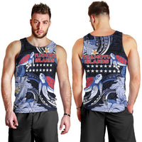 Tuamotu Islands Men Tank Top Polynesian Pattern With Turtle LT05 - Polynesian Pride