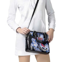 Tuamotu Islands Shoulder Handbag Polynesian Pattern With Turtle LT05 - Polynesian Pride