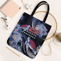 Tuamotu Islands Tote Bag Polynesian Pattern With Turtle LT05 Black Strap One Size Black - Polynesian Pride