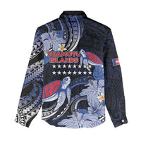 Tuamotu Islands Women Casual Shirt Polynesian Pattern With Turtle LT05 - Polynesian Pride