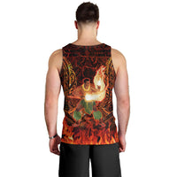 Samoa Siva Afi Festival Men Tank Top Fire Knife Dancing LT05 - Polynesian Pride