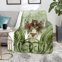 New Zealand Maori Fairy Patupaiarehe Blanket Polynesian Style LT05 - Polynesian Pride