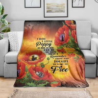 ANZAC Day Red Poppy Blanket Honoring The ANZAC Spirit LT05 - Polynesian Pride