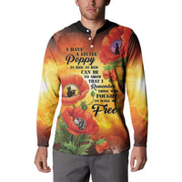 ANZAC Day Red Poppy Button Sweatshirt Honoring The ANZAC Spirit LT05 - Polynesian Pride
