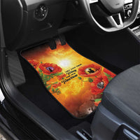 ANZAC Day Red Poppy Car Mats Honoring The ANZAC Spirit LT05 - Polynesian Pride
