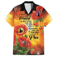 ANZAC Day Red Poppy Family Matching Short Sleeve Bodycon Dress and Hawaiian Shirt Honoring The ANZAC Spirit