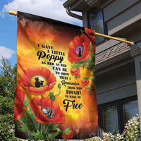 ANZAC Day Red Poppy Garden Flag Honoring The ANZAC Spirit LT05 - Polynesian Pride