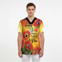 ANZAC Day Red Poppy Scrub Top Honoring The ANZAC Spirit - Polynesian Pride