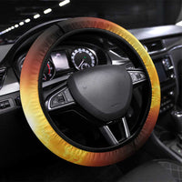 ANZAC Day Red Poppy Steering Wheel Cover Honoring The ANZAC Spirit LT05 Universal Fit Orange - Polynesian Pride