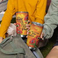 ANZAC Day Red Poppy Tumbler Cup Honoring The ANZAC Spirit LT05 - Polynesian Pride