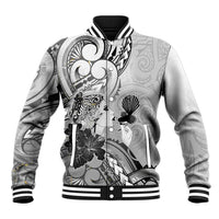 Aotearoa Maori Wahine Baseball Jacket Fantail Bird Black Gold Marble LT05 Unisex Black - Polynesian Pride