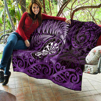 New Zealand Darts Quilt Maori Koru Dartboard Purple Flame