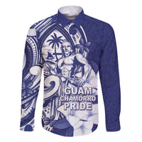 Guam Chief Quipuha Family Matching Tank Maxi Dress and Hawaiian Shirt Polynesian Pattern With Guasali Flowers