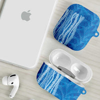 Hawaii Prince Kuhio AirPods Case Blue Hawaiian Lau Maia With Leis LT05 - Polynesian Pride