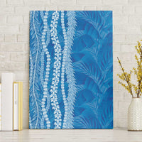 Hawaii Prince Kuhio Canvas Wall Art Blue Hawaiian Lau Maia With Leis LT05 Without Frame Blue - Polynesian Pride
