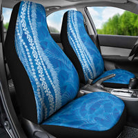 Hawaii Prince Kuhio Car Seat Cover Blue Hawaiian Lau Maia With Leis LT05 - Polynesian Pride