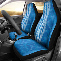 Hawaii Prince Kuhio Car Seat Cover Blue Hawaiian Lau Maia With Leis LT05 - Polynesian Pride