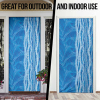 Hawaii Prince Kuhio Door Cover Blue Hawaiian Lau Maia With Leis