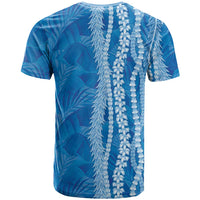 Hawaii Prince Kuhio T Shirt Blue Hawaiian Lau Maia With Leis LT05 - Polynesian Pride