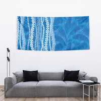 Hawaii Prince Kuhio Tapestry Blue Hawaiian Lau Maia With Leis LT05 - Polynesian Pride