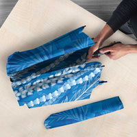 Hawaii Prince Kuhio Umbrella Blue Hawaiian Lau Maia With Leis LT05 - Polynesian Pride