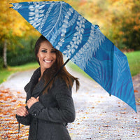 Hawaii Prince Kuhio Umbrella Blue Hawaiian Lau Maia With Leis LT05 - Polynesian Pride