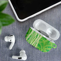Hawaii Prince Kuhio AirPods Case Lime Green Hawaiian Lau Maia With Leis LT05 - Polynesian Pride