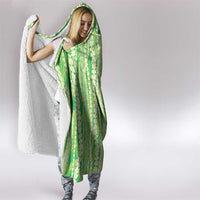 Hawaii Prince Kuhio Hooded Blanket Lime Green Hawaiian Lau Maia With Leis LT05 - Polynesian Pride
