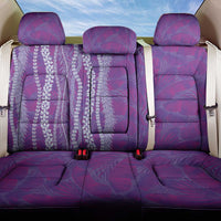 Hawaii Prince Kuhio Back Car Seat Cover Violet Hawaiian Lau Maia With Leis LT05 One Size Violet - Polynesian Pride