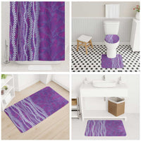 Hawaii Prince Kuhio Bathroom Set Violet Hawaiian Lau Maia With Leis LT05 - Polynesian Pride