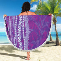Hawaii Prince Kuhio Beach Blanket Violet Hawaiian Lau Maia With Leis LT05 - Polynesian Pride