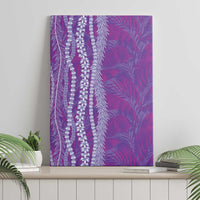 Hawaii Prince Kuhio Canvas Wall Art Violet Hawaiian Lau Maia With Leis LT05 - Polynesian Pride