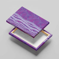 Hawaii Prince Kuhio Canvas Wall Art Violet Hawaiian Lau Maia With Leis LT05 - Polynesian Pride