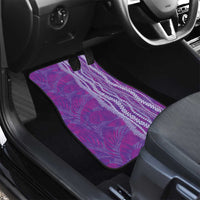 Hawaii Prince Kuhio Car Mats Violet Hawaiian Lau Maia With Leis LT05 - Polynesian Pride