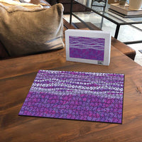 Hawaii Prince Kuhio Puzzle Violet Hawaiian Lau Maia With Leis LT05 - Polynesian Pride