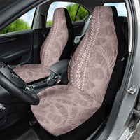 Hawaii Prince Kuhio Car Seat Cover Mocha Hawaiian Lau Maia With Leis LT05 - Polynesian Pride